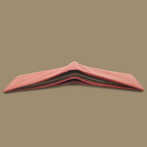 Prayom Genuine Leather Red Wallet For Men